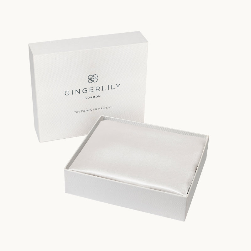 Beauty Box Mulberry Silk Pillowcase Ivory