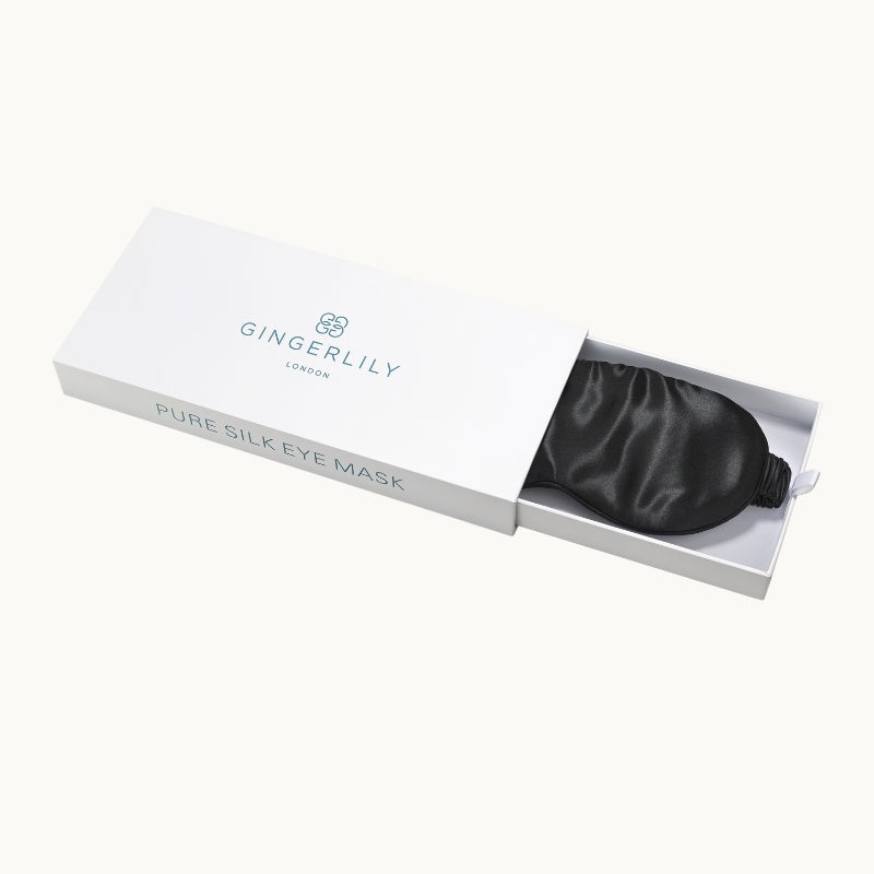 Silk Eye Mask - Black