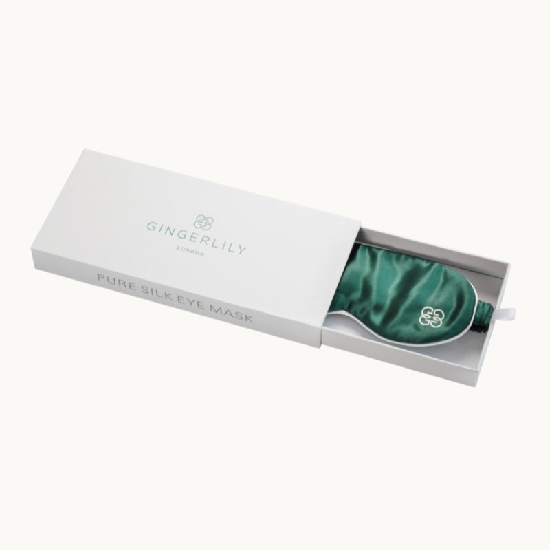 Silk Eye Mask - Green