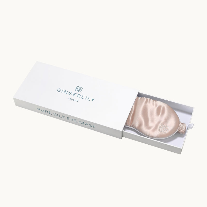 Silk Eye Mask - Blush