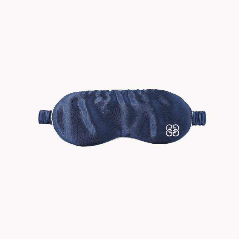 Silk Eye Mask - Navy