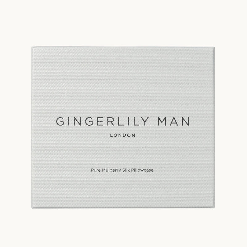 Gingerlily Man Mulberry Silk Pillowcase Ivory