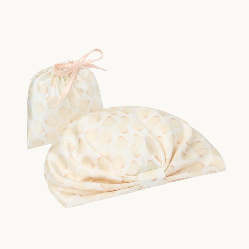 Silk Hair Wrap Seashells