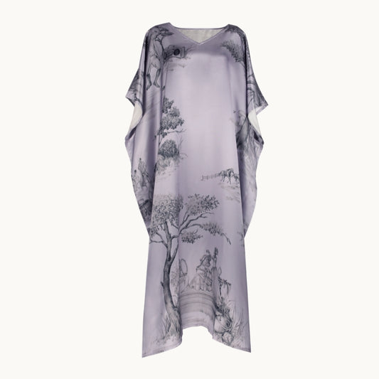Harlem Toile Lilac Kaftan