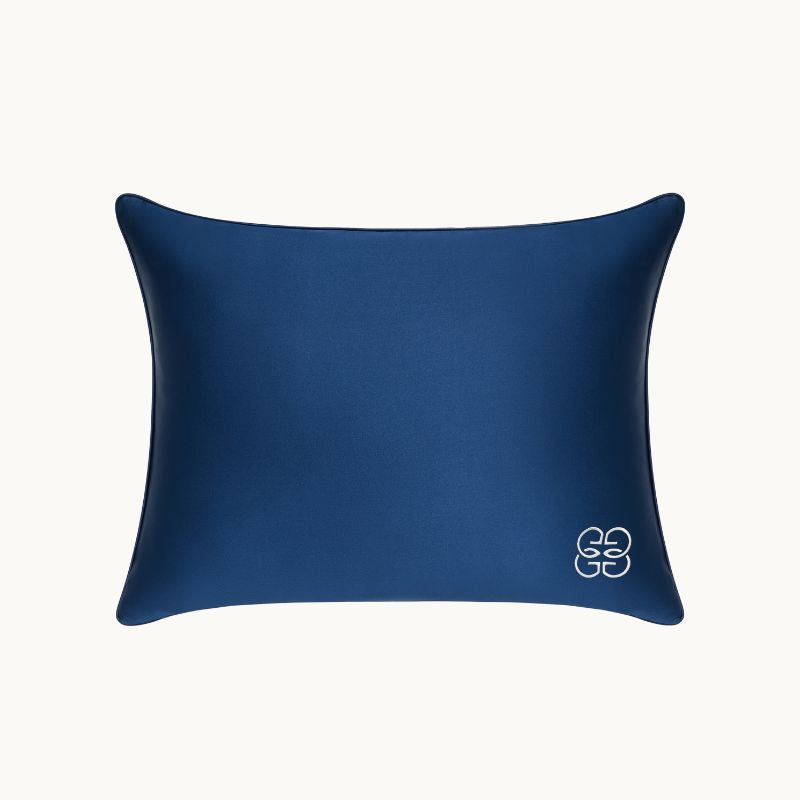 Silk Travel Pillow - Navy