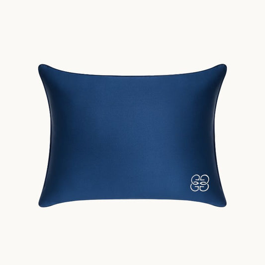 Silk Travel Pillow - Navy