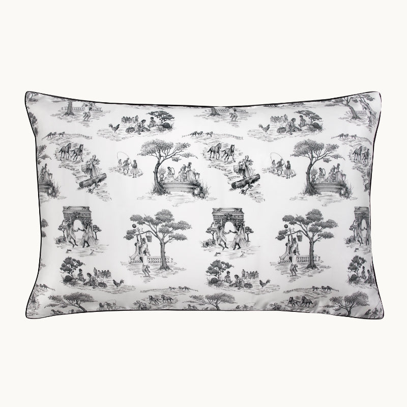 Harlem Toile Ivory Pillowcase