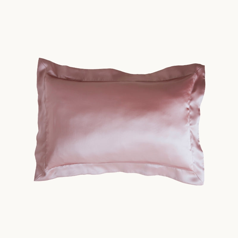Vintage Pink Silk Sham Pillowcase