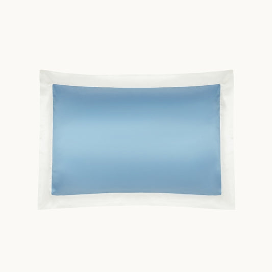 Summerhill Blue Silk Pillowcase
