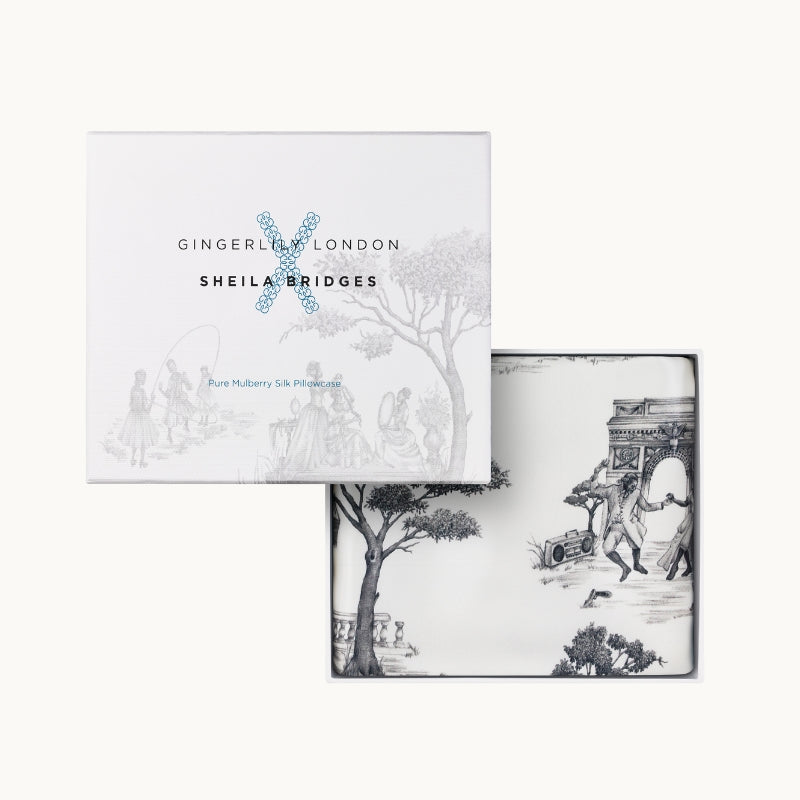 Harlem Toile Ivory Pillowcase