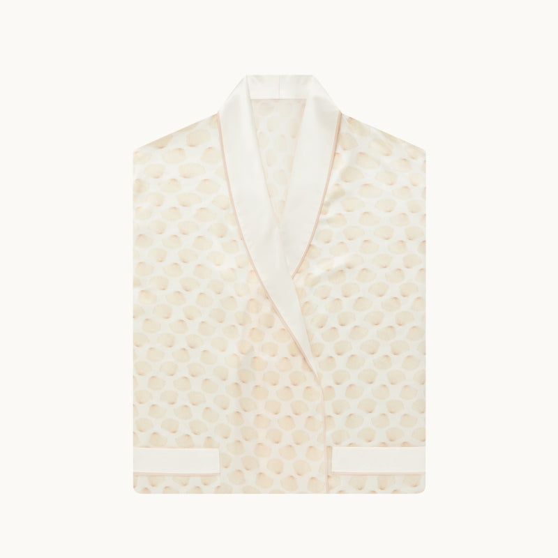 Seashells Silk Dressing Gown