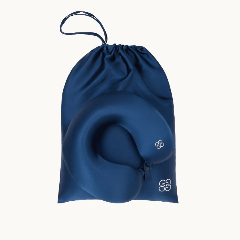 Silk Laundry Bag - Navy