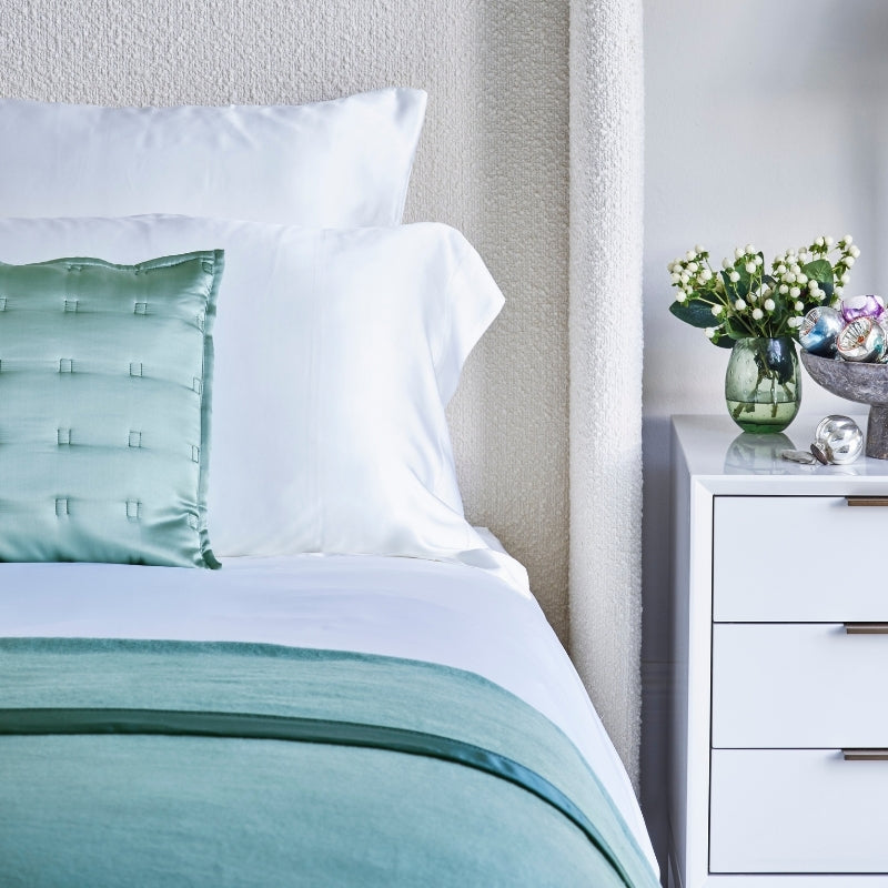 White Silk Duvet Cover