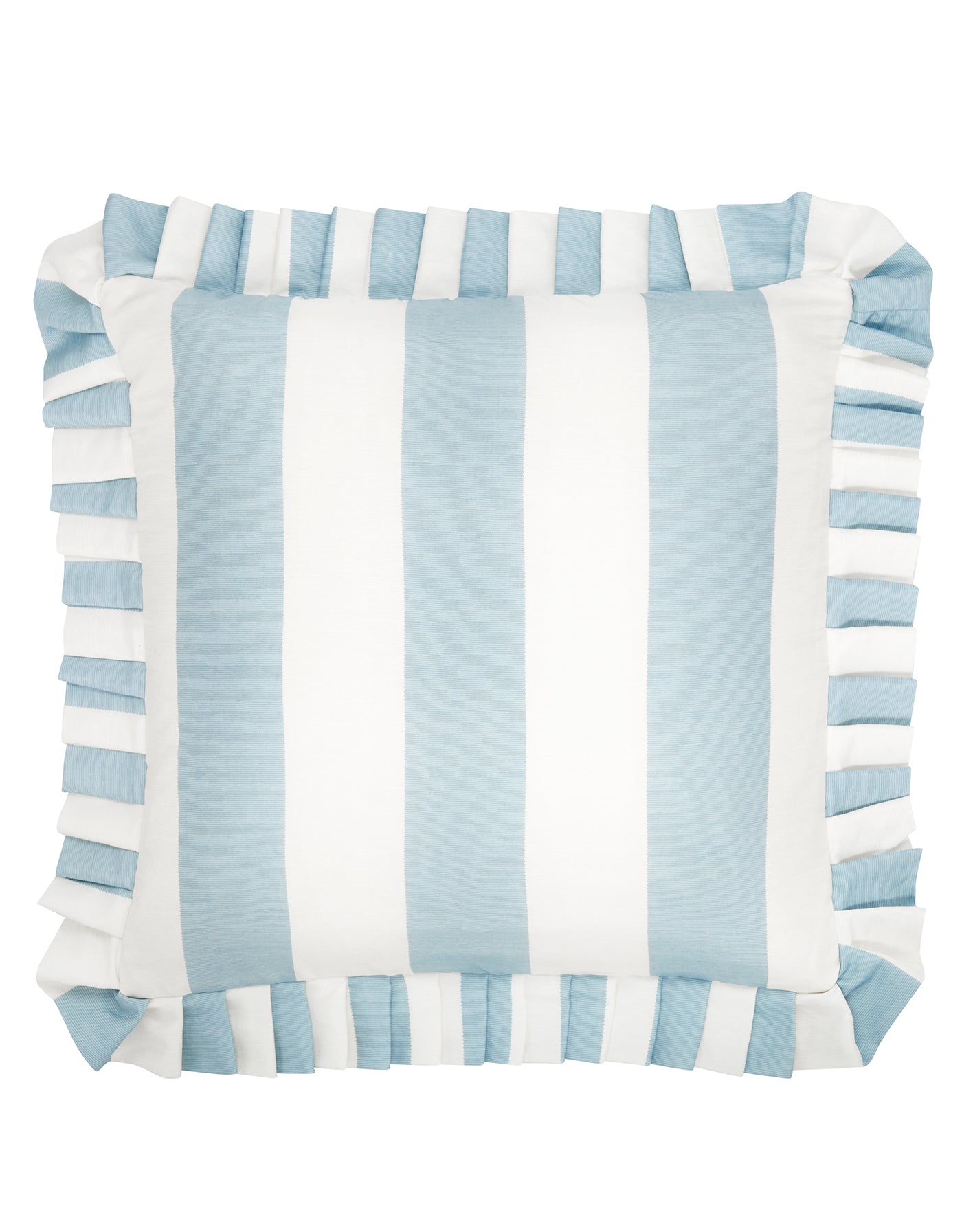 Cary Silk Square Cushion - Blue