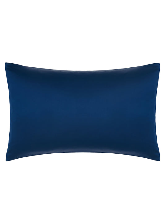 Navy Silk Pillowcase