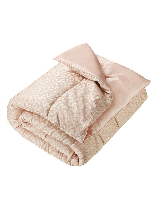 Coral Fern Silk Eiderdown - Pink