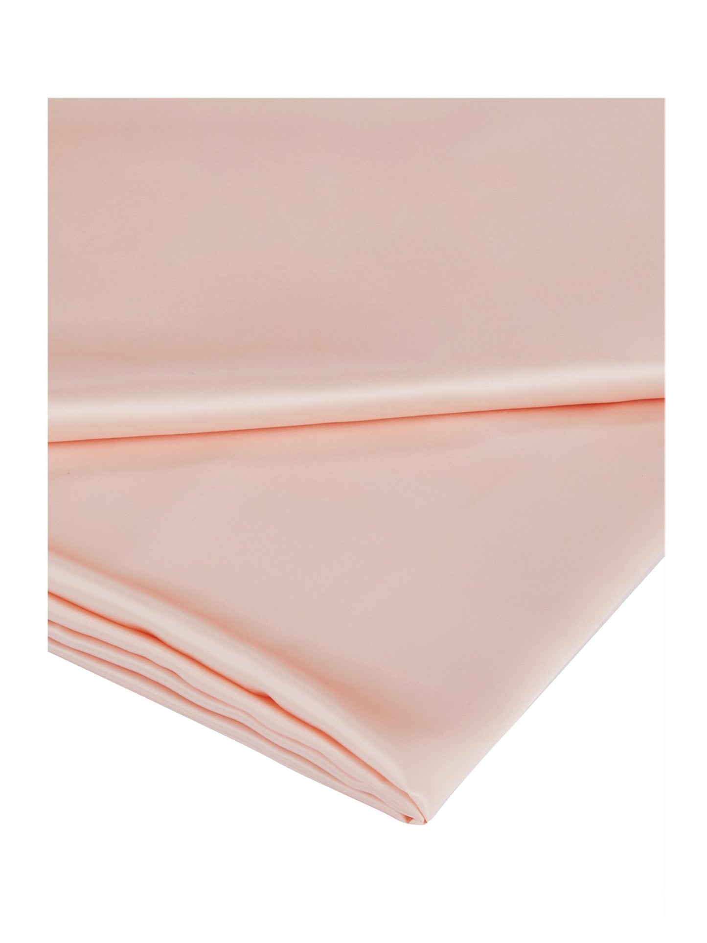 Rose Pink Silk Flat Sheet