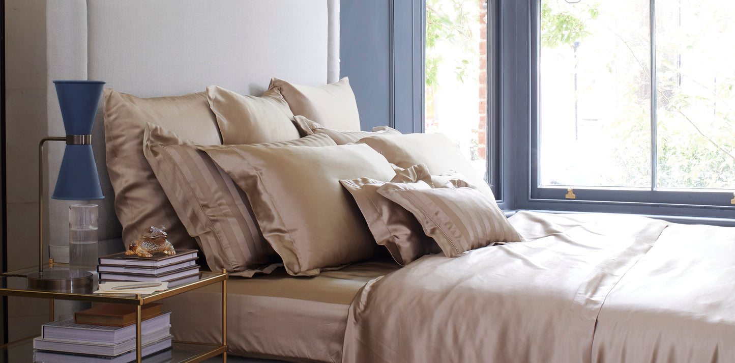 Fraser Stripe Silk Pillowcase