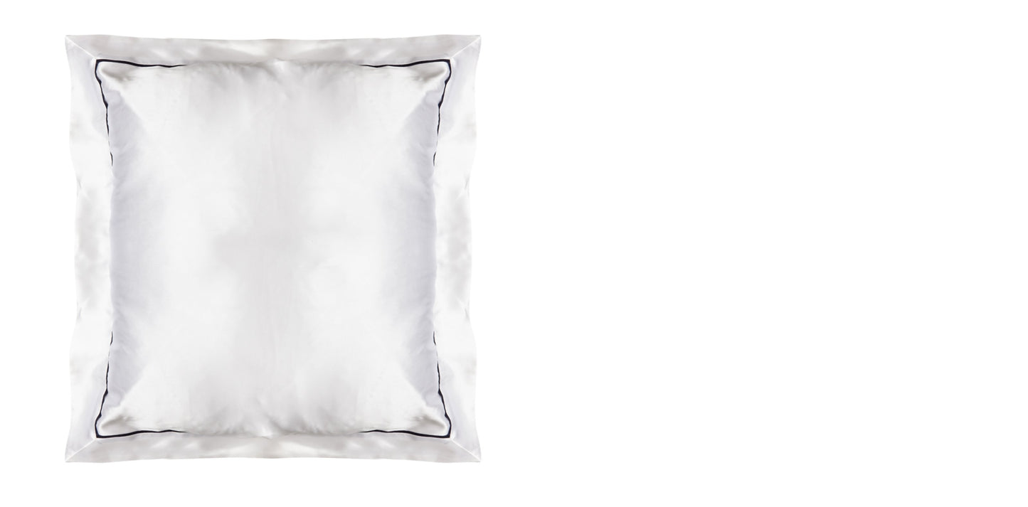 St Tropez White Silk Pillowcase