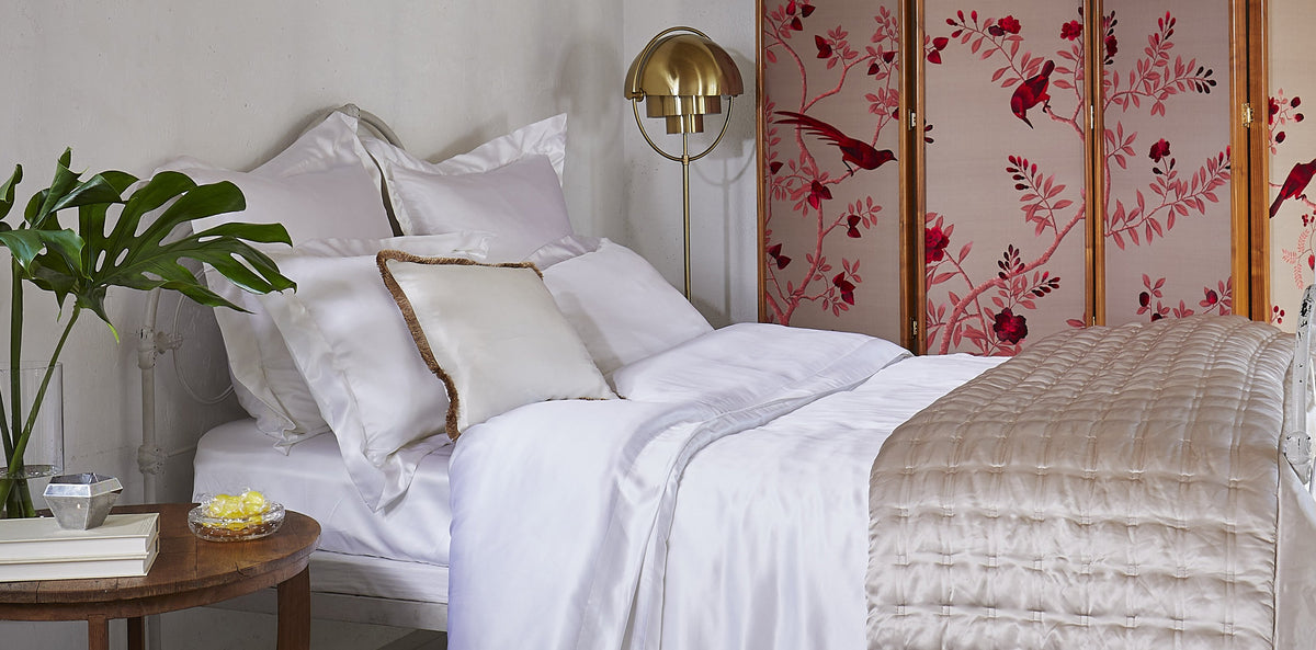 White Silk Pillowcase Mulberry Silk Pillowcase Gingerlily