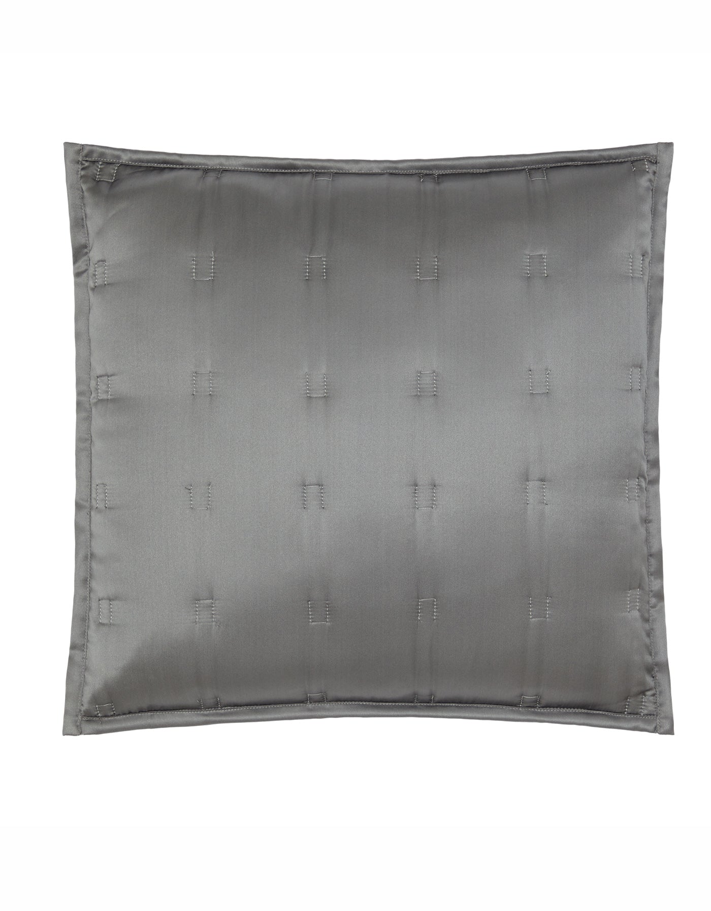 Windsor Silk Decorative Pillow - Charcoal