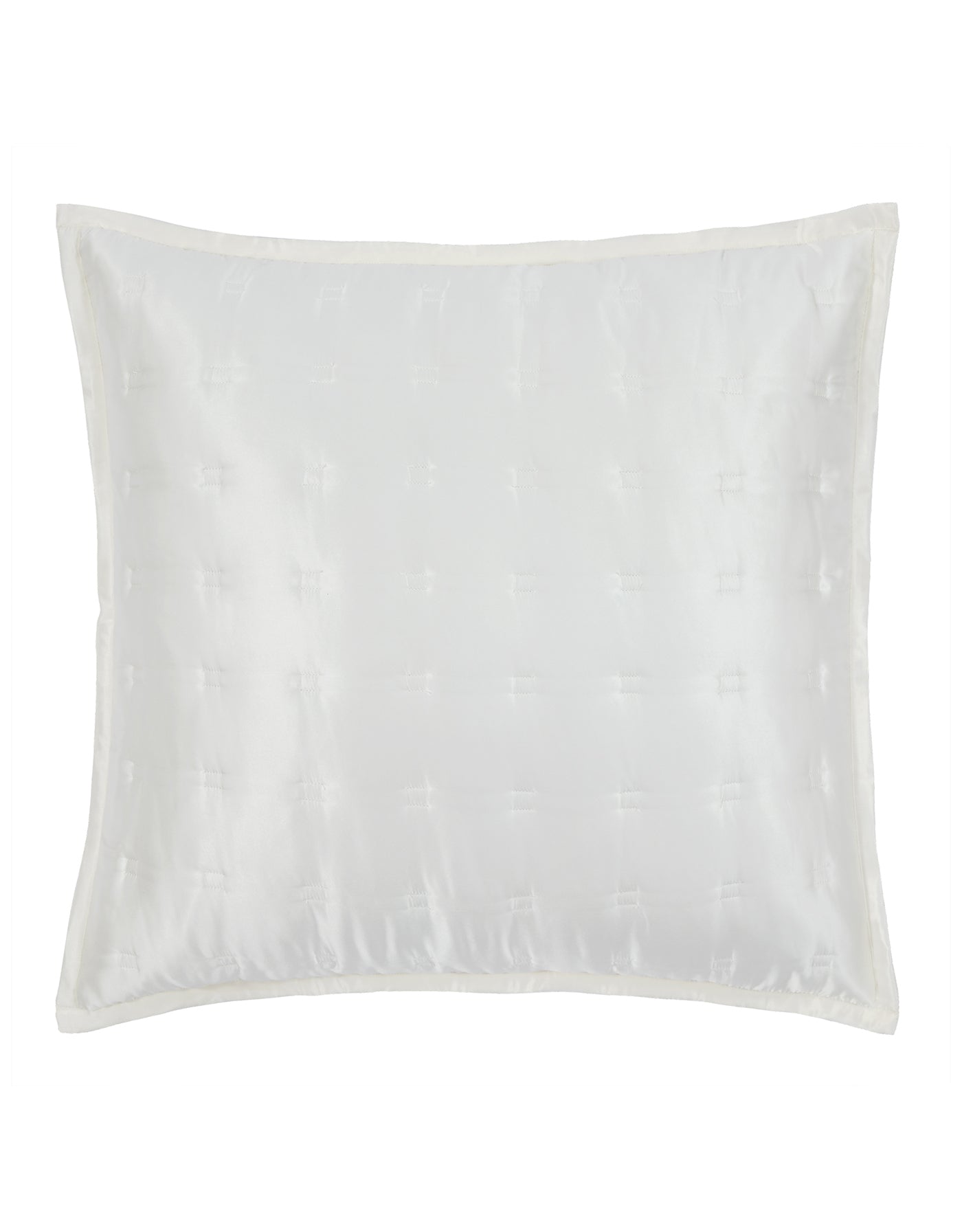 Windsor Silk Decorative Pillow - Ivory