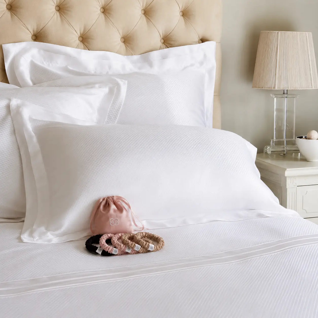 Silk for hair: Gingerlily mulberry silk pillowcase and hair accessories