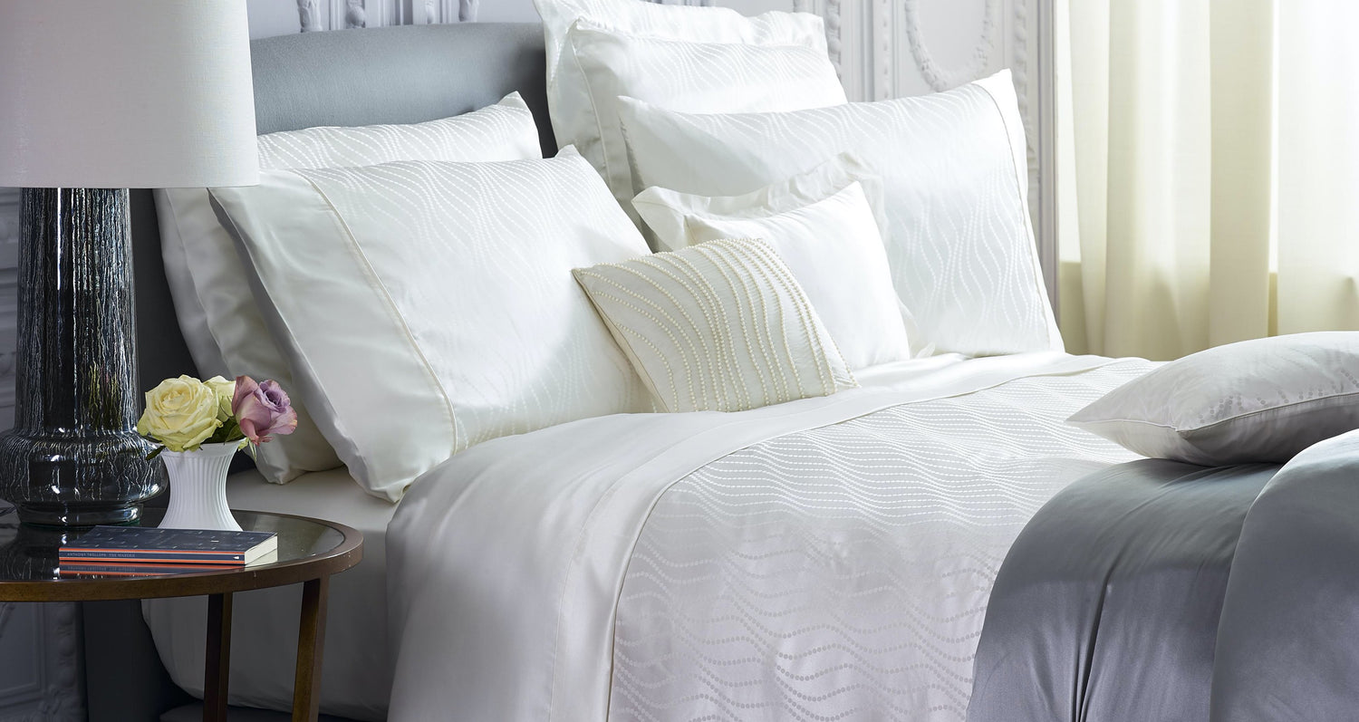 Pearls Ivory Bed Linen Collection
