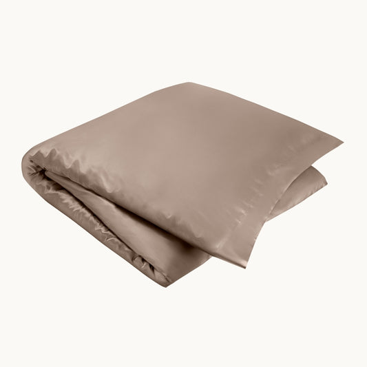 Mocha Silk Duvet Cover