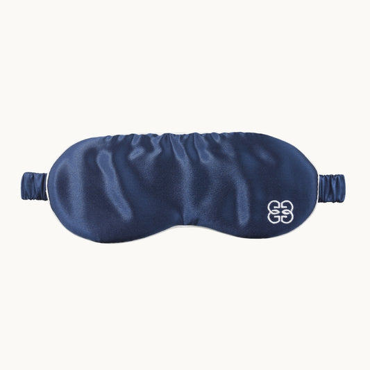 Silk Eye Mask - Navy