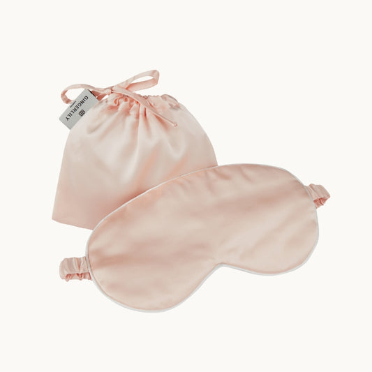 Silk Eye Mask - Rose Pink