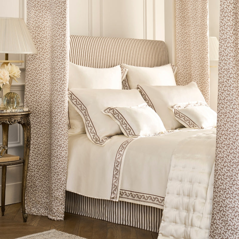 Fern Vine Silk Duvet Cover