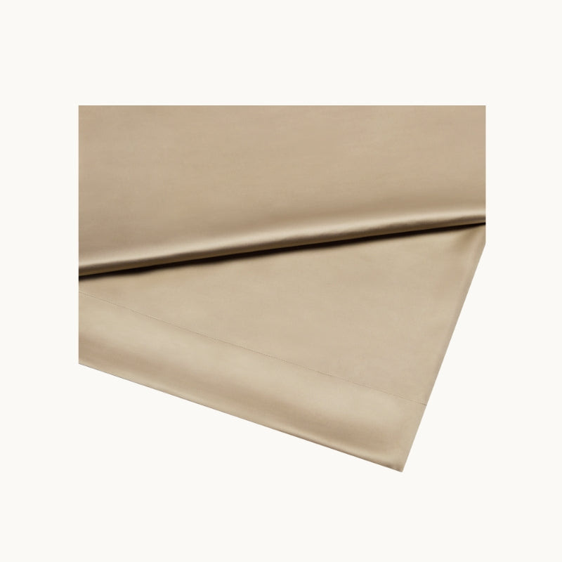 Champagne Sand Silk Flat Sheet