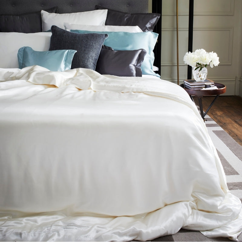 Ivory Silk Flat Sheet