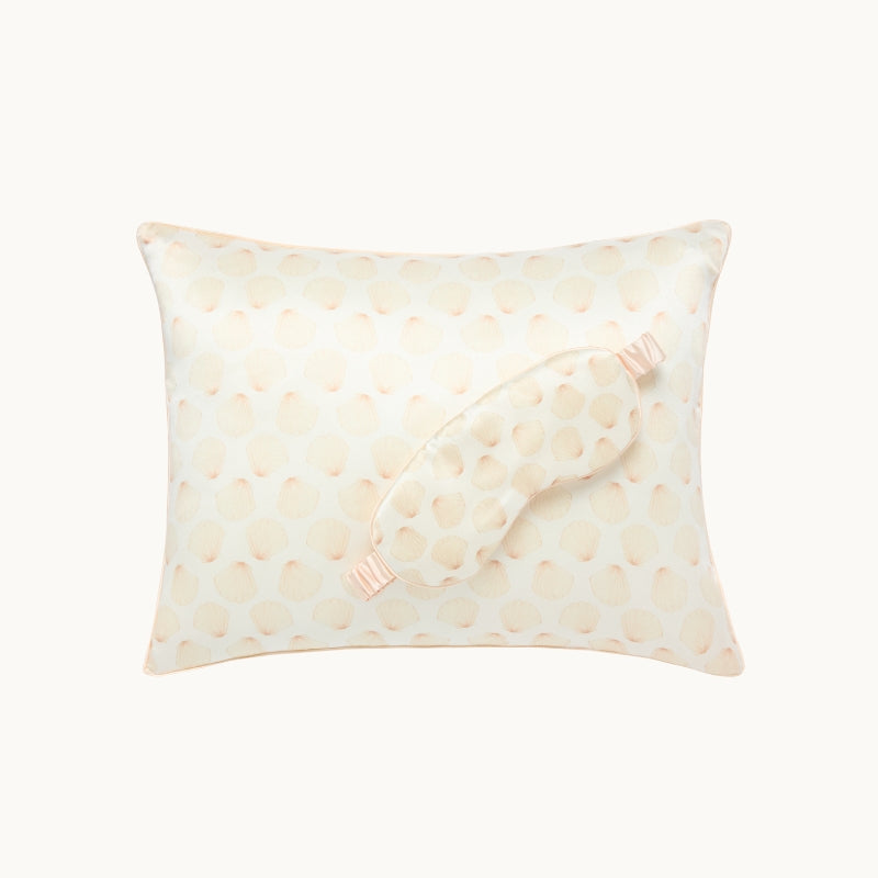 Silk Travel Pillow Seashells