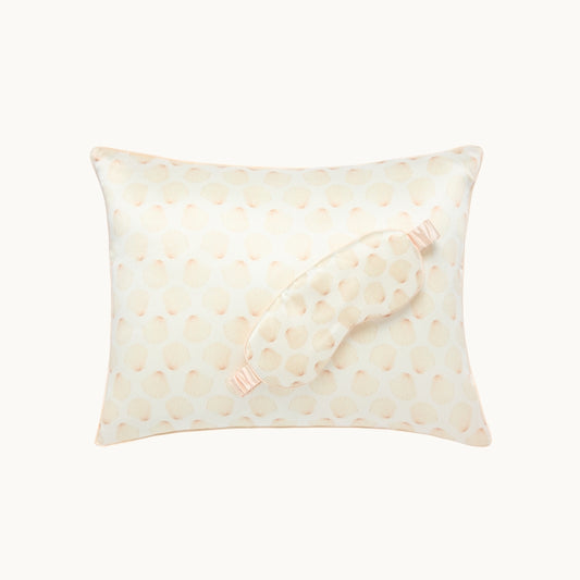 Silk Travel Pillow Seashells