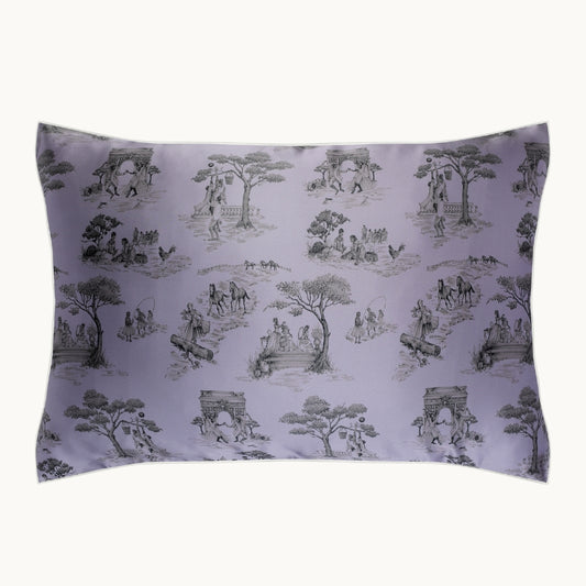 Harlem Toile Lilac Pillowcase