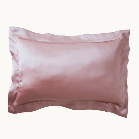 Vintage Pink Silk Sham Pillowcase