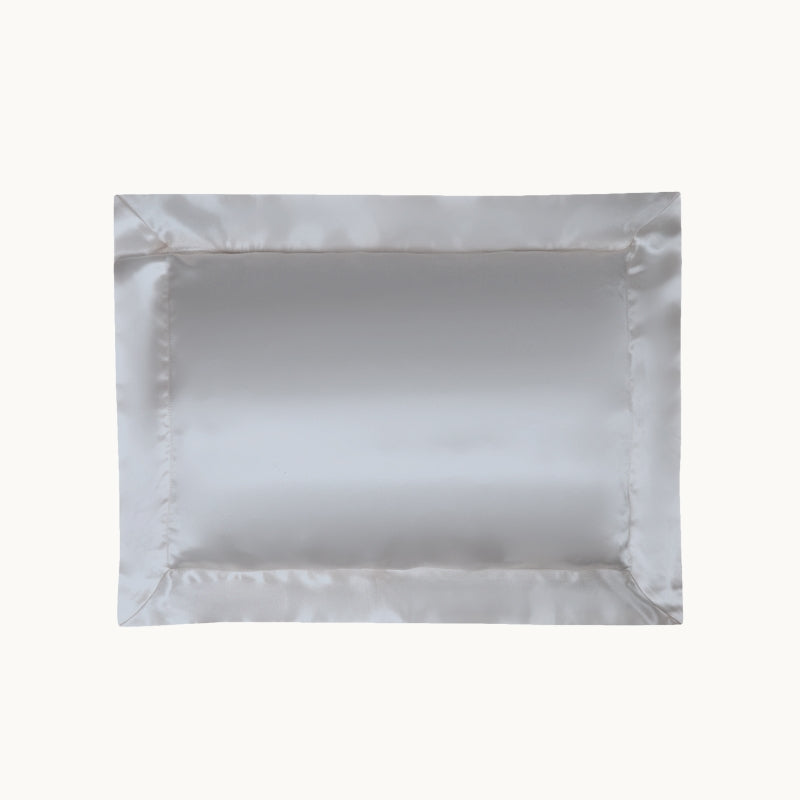 Silver Grey Silk Duvet Cover