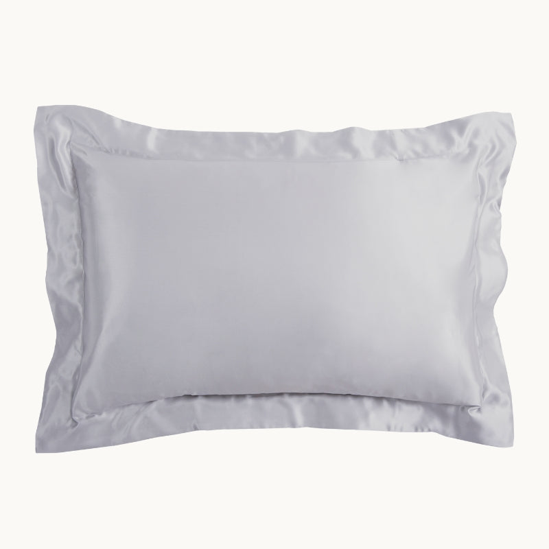 Silver Grey Sham Silk Pillowcase