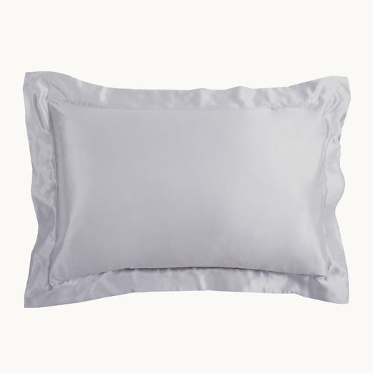 Silver Grey Sham Silk Pillowcase