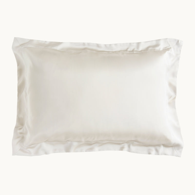 Ivory Silk Sham Pillowcase