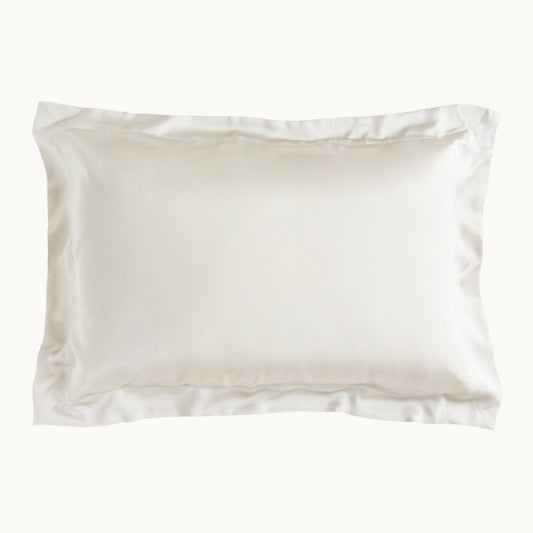 Ivory Silk Sham Pillowcase