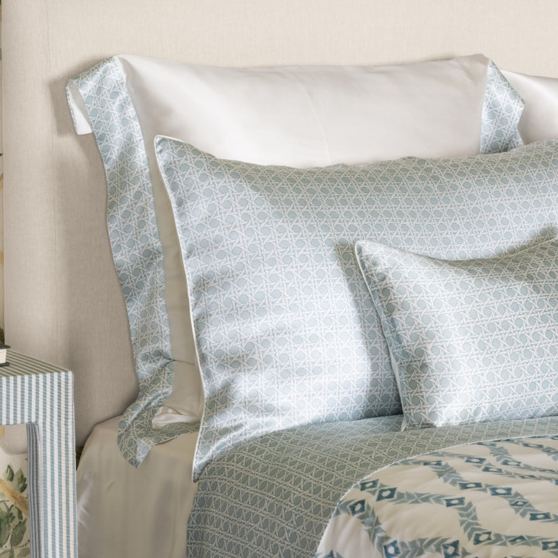 Rattan Blue Silk Flat Sheet