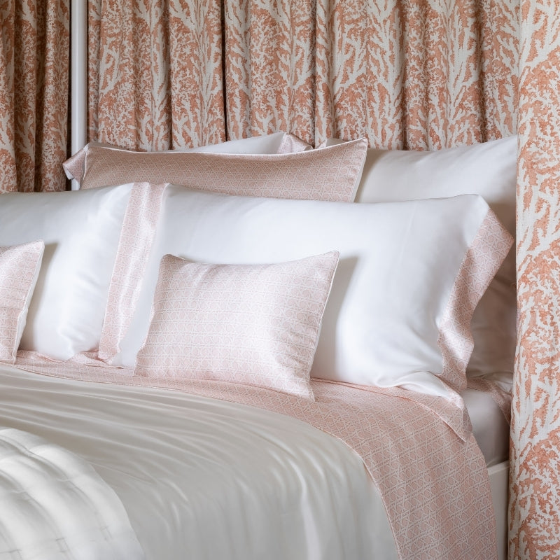 Rattan Pink Silk Flat Sheet