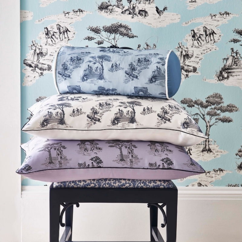 Harlem Toile Ivory Pillowcase