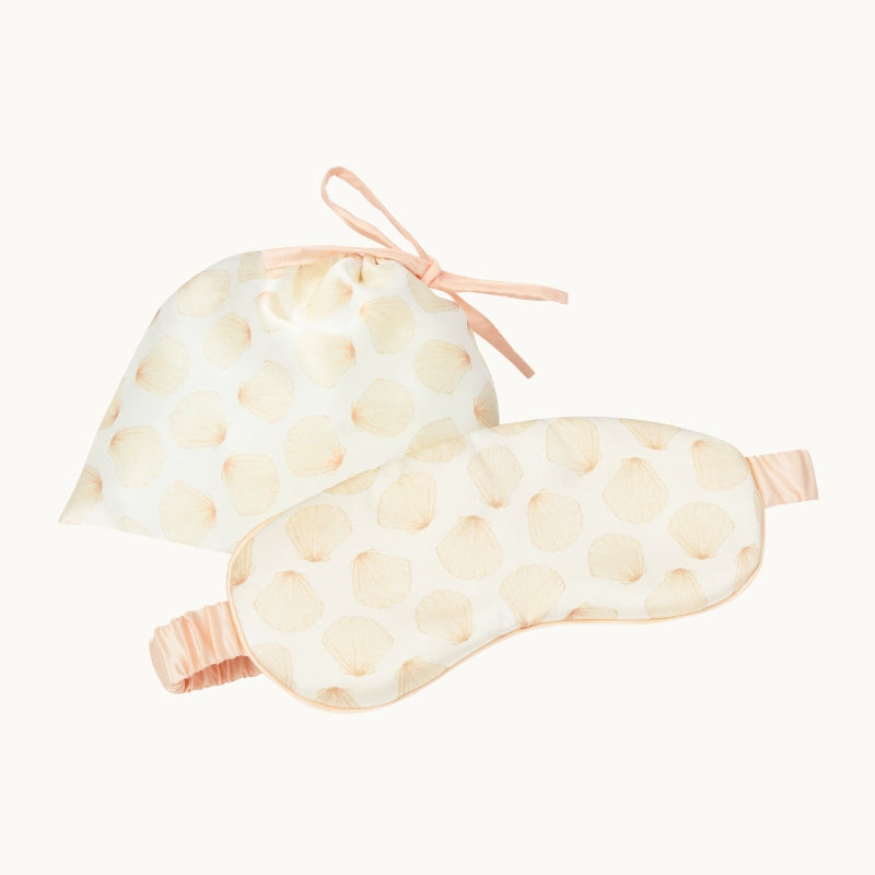 Silk Eye Mask Seashells