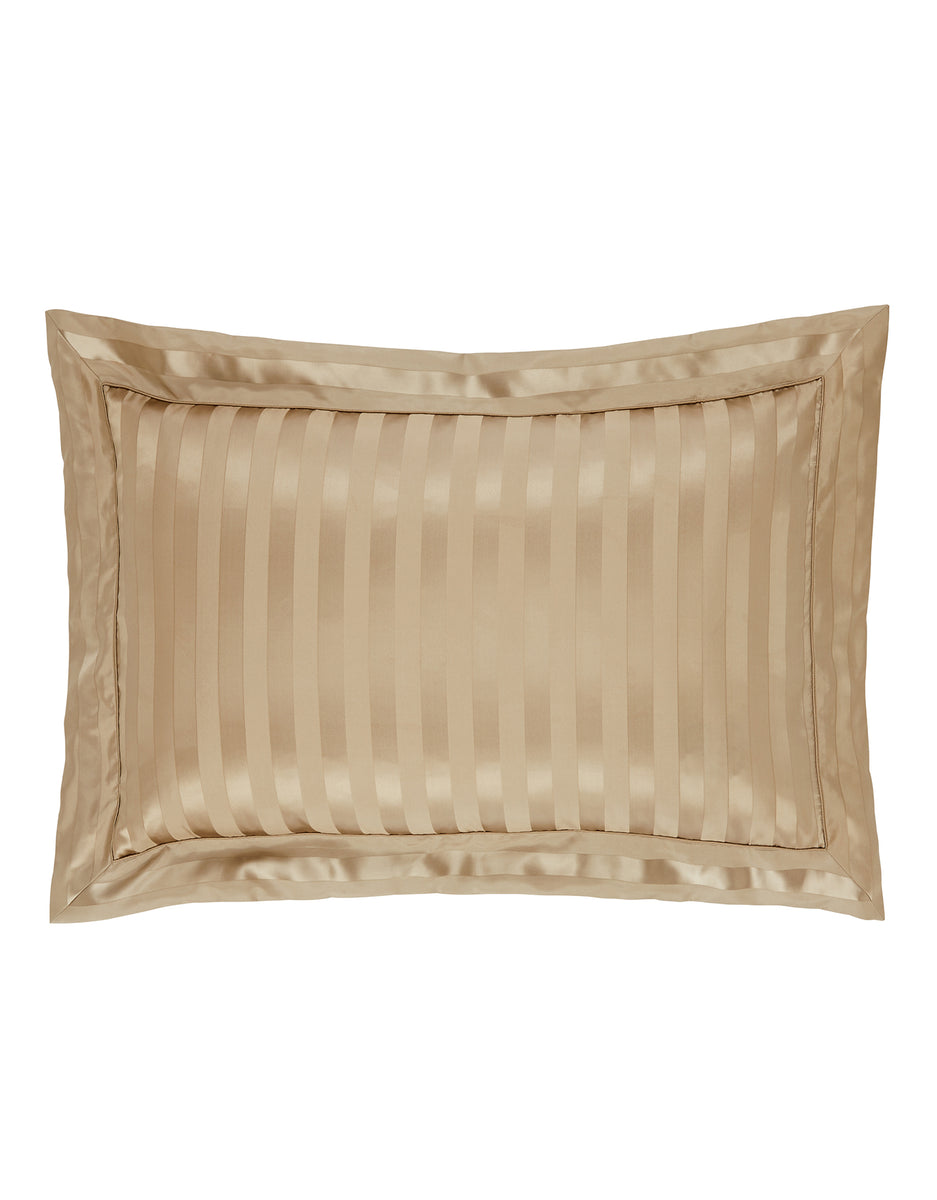 Fraser Stripe Silk Pillowcase Gingerlily Gingerlily London
