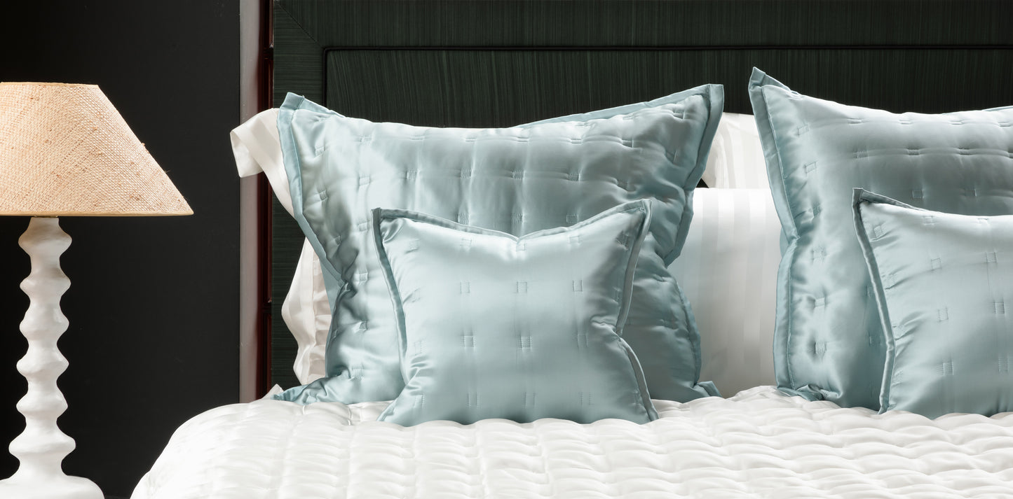 Windsor Silk Decorative Pillow - Teal
