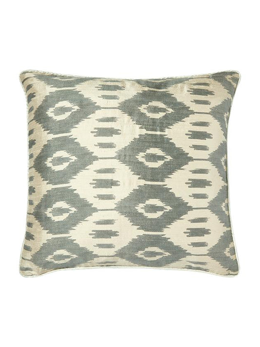 Ikat silk cushion cover